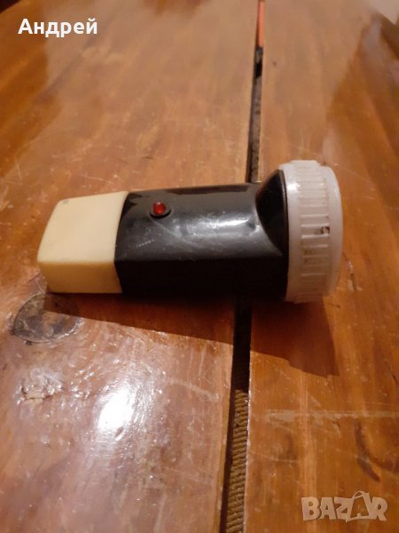 Старо акумулаторно фенерче #3, снимка 1