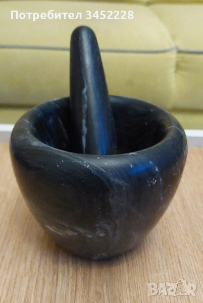 хаван с чукало мрамор за ценители отлично , снимка 1