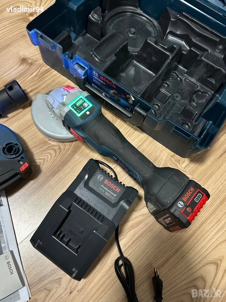 BOSCH GWS 18V-10 SC Made in Germany, снимка 1