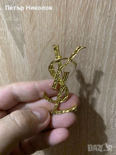 YSL Saint Laurent оригинална брошка, снимка 1