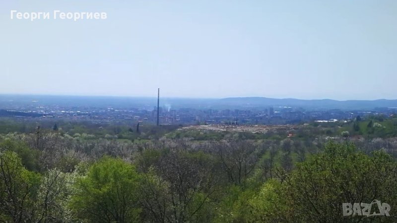 Парцел 2236 кв. м. с панорамен изглед към Стара Загора с ток и вода, снимка 1