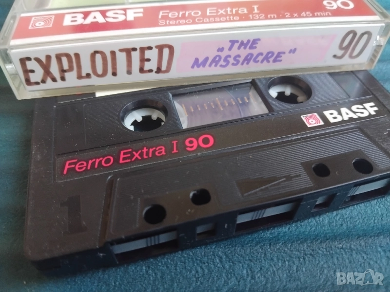The Exploited – The Massacre - аудио касета музика, снимка 1