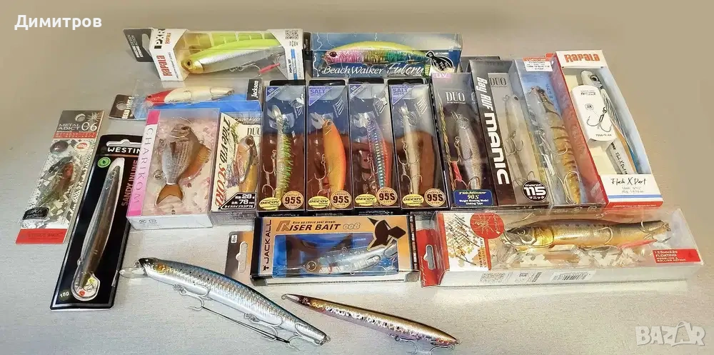 Продавам сет от морски воблери в топ състояние и супер цена, снимка 1