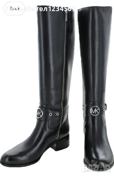 Нови страхотни ОРИГИНАЛНИ ботуши от естествена кожа Michael Kors, снимка 1