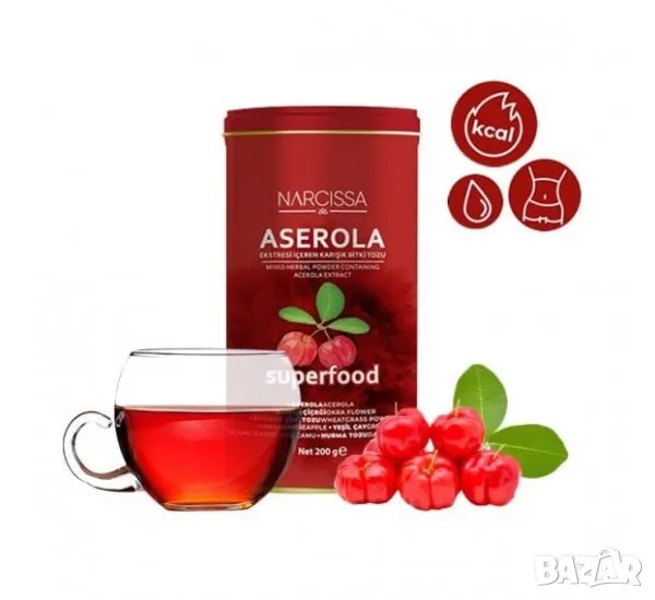 Aserola NARCISSA Билков чай за регулиране на теглото, асерола, ацерола, снимка 1