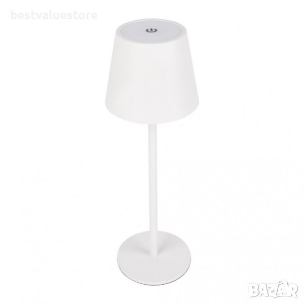 LED Настолна Лампа Бяла Безжична Ip44 , снимка 1