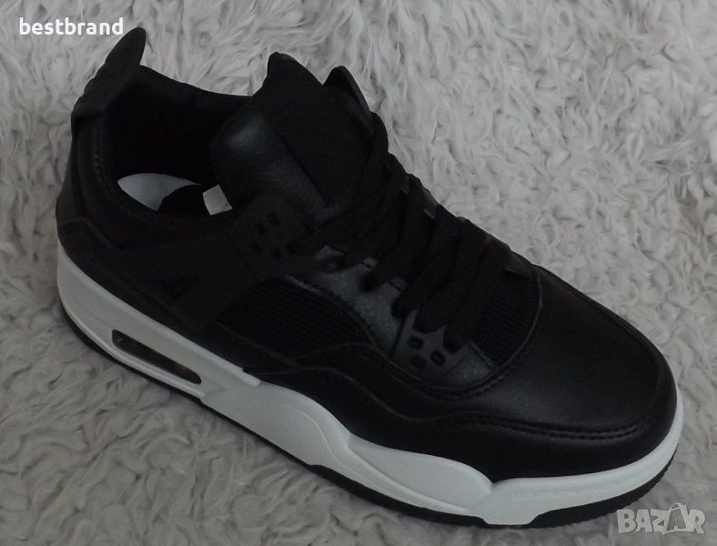 Маратонки еко кожа, черни, код166/ 29, снимка 1