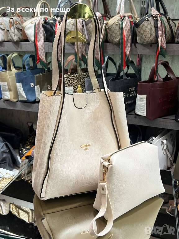 Guess Комплект Дамска Чанта С Несесер Гес - Налични Различни Цветове Код SK615, снимка 1