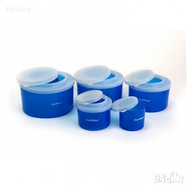Кръгли кутии за червеи Formax 5 в 1, снимка 1