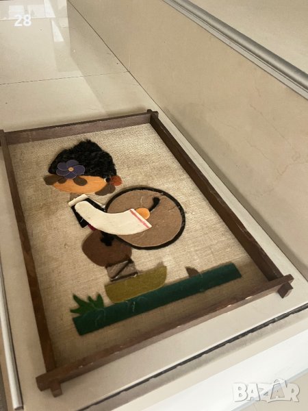 Стара картина пано ръчна изработка 1979 година, снимка 1