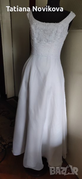 Бяла  булчинска рокля , снимка 1