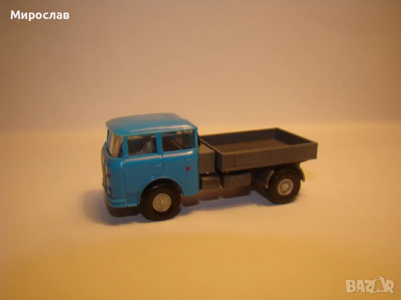 PERMOT H0 1/87 SKODA КАМИОН МОДЕЛ КОЛИЧКА ВЛЕКАЧ, снимка 1