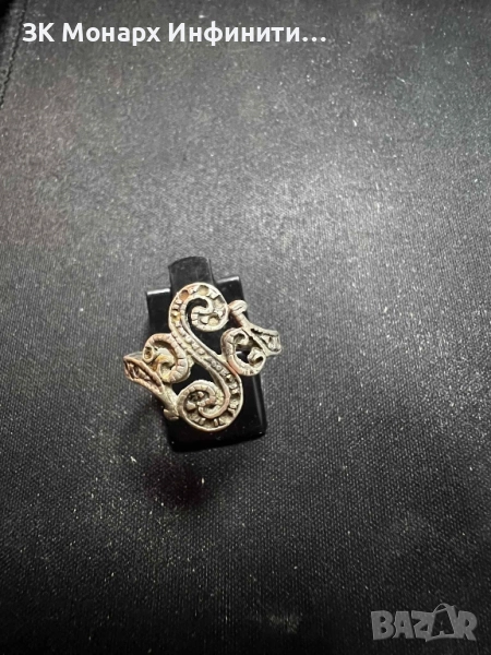 сребърен пръстен , снимка 1