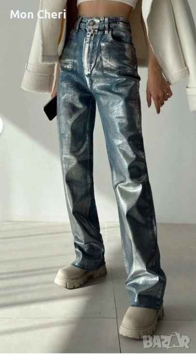 Сребристи Дънки, снимка 1