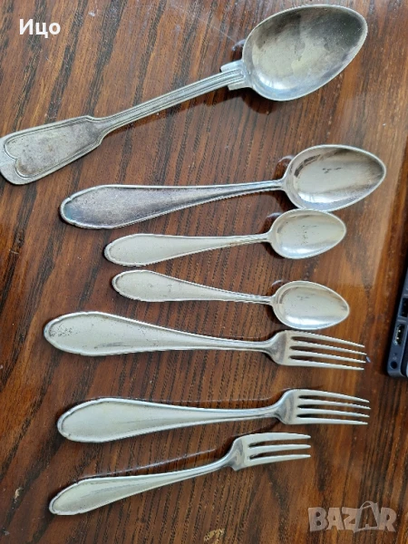 Прибори посребрени , снимка 1