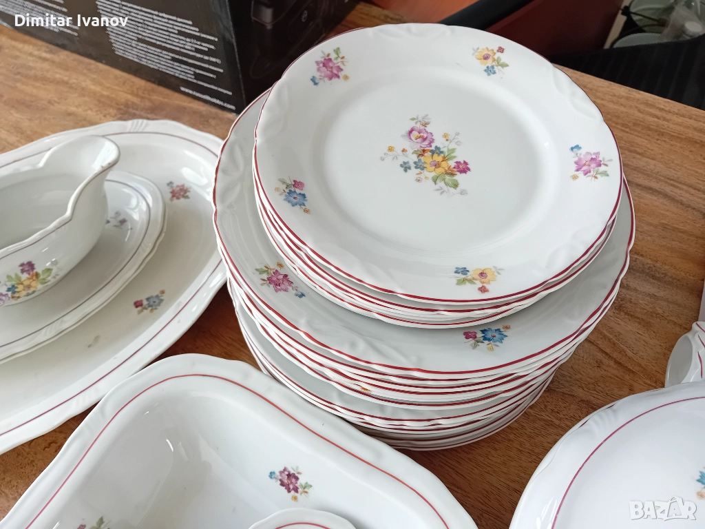 Български порцеланов сервиз "СИП" Стойко Иванов Пеев , снимка 1