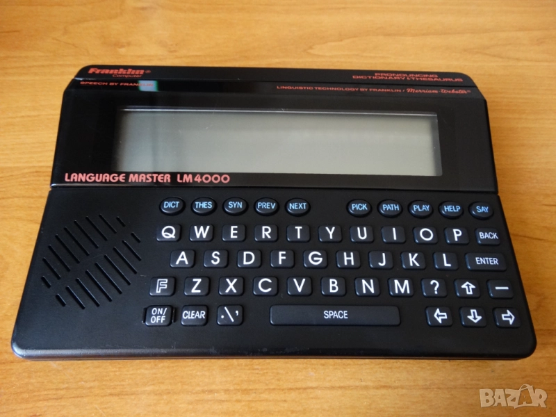 FRANKLIN Language Master LM4000 - електронен преводач от 80-те ..., снимка 1