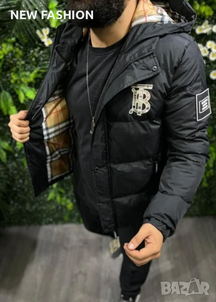 Мъжко Яке - Лого Бродирано ✨ Burberry , снимка 1
