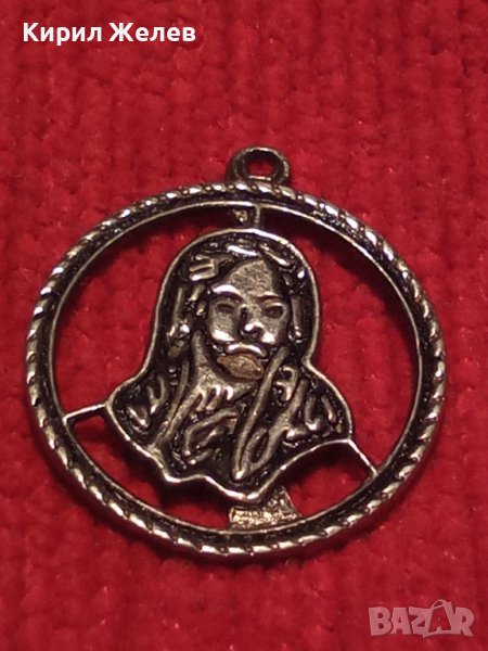 СТАРА СРЕБЪРНА АЖУРНА ИКОНКА ОКСИДИРАНА МАЙСТОРСКА ИЗРАБОТКА 29164, снимка 1