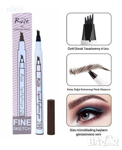 TATTOO Молив за вежди ефект Микроблейдинг писалка водоустойчив, снимка 1