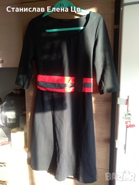 Черна рокля трико, снимка 1