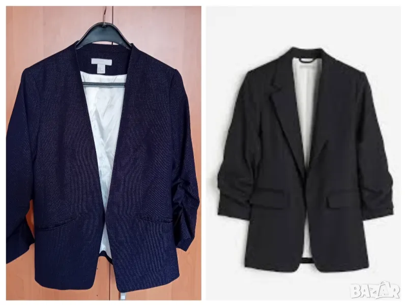 Тъмно синьо сако НМ, снимка 1