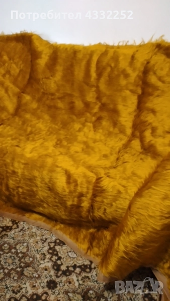 Тъмно жълт изкуствен губер, снимка 1