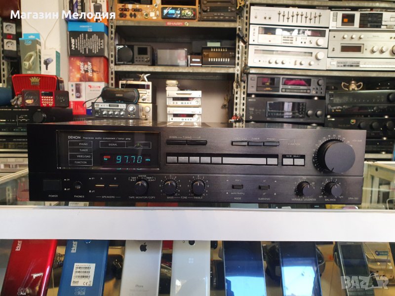 Ресийвър Denon DRA-350 В отлично техническо и визуално състояние., снимка 1