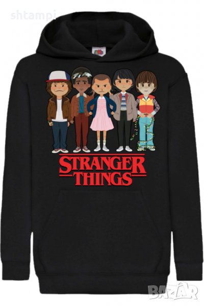 Детски Суитчър/Суитшърт Stranger Things 03,Игра,Подарък,Изненада,Забавление,Рожден Ден, снимка 1