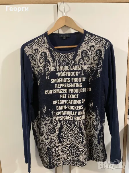 Мъжка блуза с надписи, снимка 1