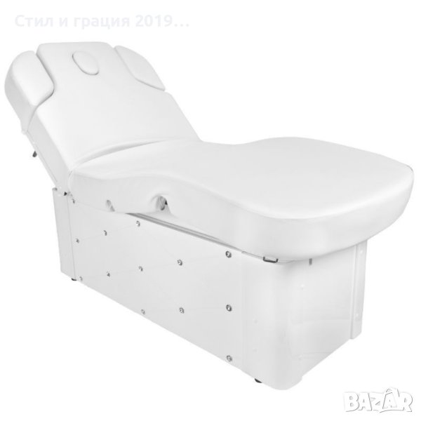 Спа кушетка Azzurro Krysyal 370-3 ( 4 мотора ) 200 x 92 x 62/80 см - отопление, снимка 1