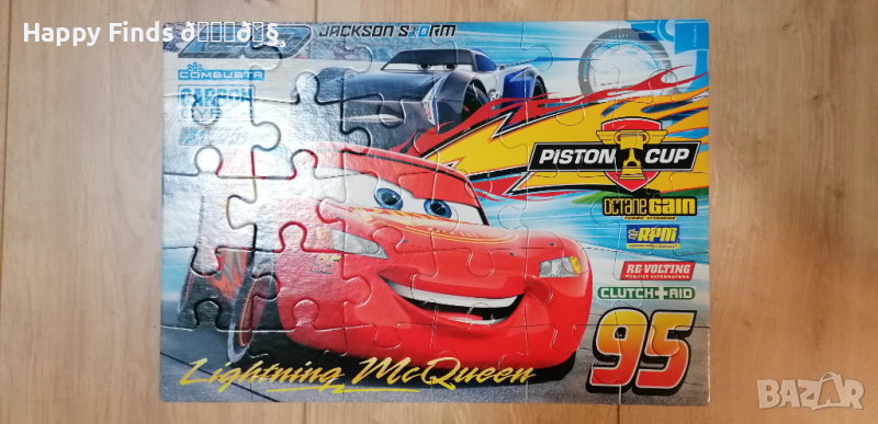 💕🧸 Пъзел "Ligting McQueen" италианска развиваща игра Светкавицата Маккуийн  Марка: Clementoni, снимка 1