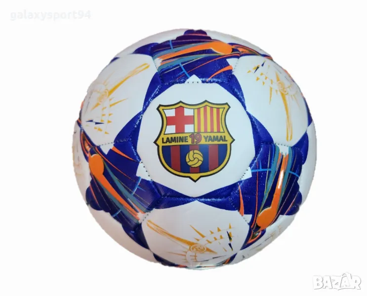 Топка  Ямал LAMINE YAMAL Барселона Синя Шампионска лига Промо, снимка 1