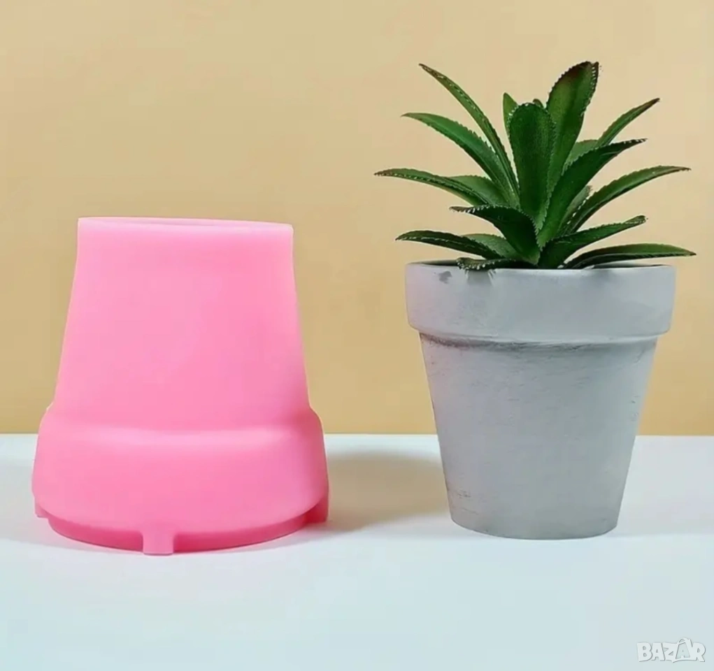 Молд саксия за цветя , снимка 1