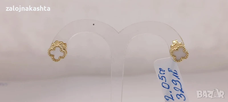 Нови Златни обеци-2,05гр/14кр, снимка 1