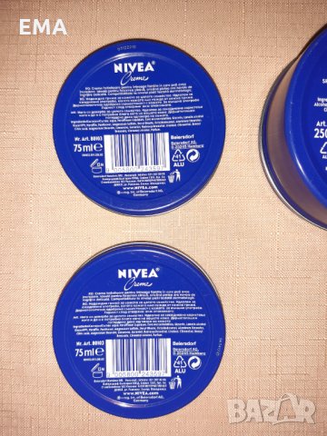 Стари метални кутии за колекция BU & NIVEA, снимка 6 - Колекции - 32450682