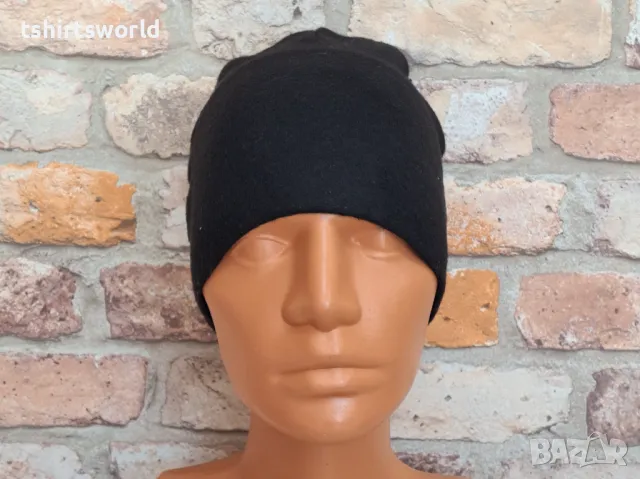 Нова топла зимна шапка в черен цвят, снимка 4 - Шапки - 47699274