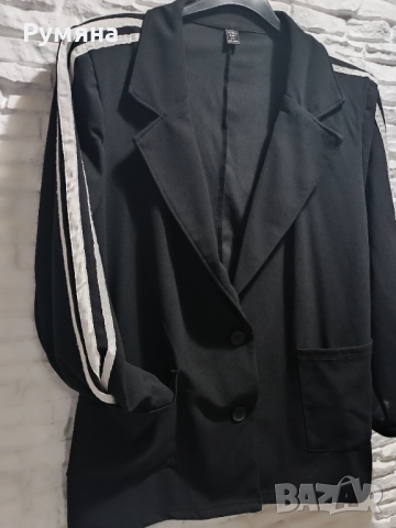 Уникално Дамско сако бели кантове