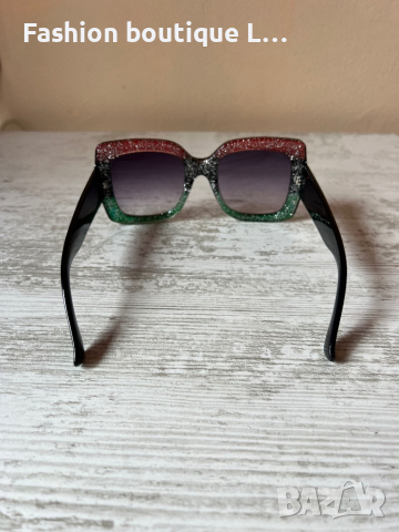 GUCCI Квадратни големи слънчеви очила ❤️💚🖤, снимка 4 - Слънчеви и диоптрични очила - 44900193