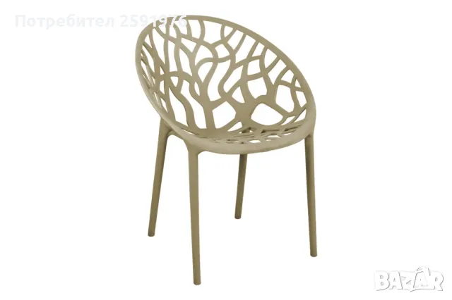 Градинско кресло Puzzle-home Daren, 2 цвята, Пластмаса, 59х60х79.5см., снимка 1