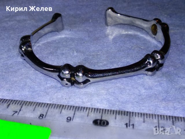 ДИЗАЙНЕРСКИ ВИНТИДЖ АРТ МОДЕЛ ГРИВНА ЛЕГИРАНА БЛАГОРОДНА НЕРЪЖДАЕМА СТОМАНА 38047, снимка 11 - Гривни - 40856304