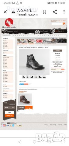 Уникален модел мъжки боти 43номер 28см дължина на стелките! , снимка 6 - Мъжки боти - 34905014