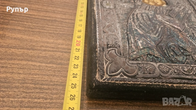 Голяма сребърна икона, снимка 6 - Икони - 52958092