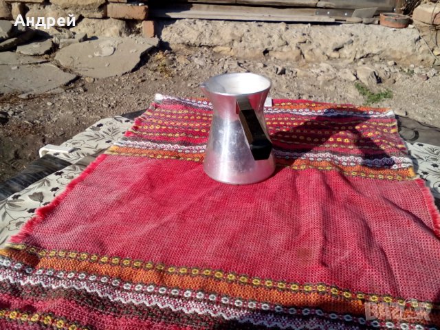 Старо алуминиево джезве #5, снимка 4 - Други ценни предмети - 27349435