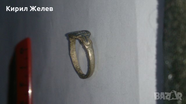Старинен пръстен над стогодишен сачан - 73191, снимка 3 - Антикварни и старинни предмети - 28988607