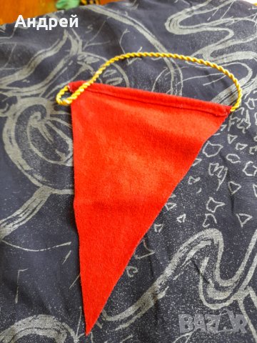 Старо флагче,флаг ДФС Ботев Враца, снимка 3 - Други ценни предмети - 37497229