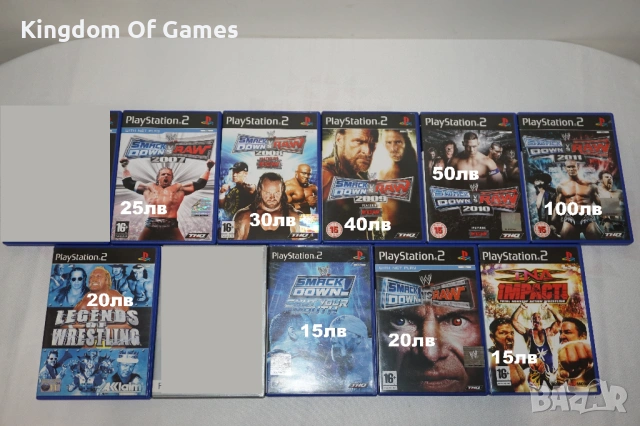 Игри за PS2 SmackDown vs Raw 2011 2010 2009 2008 2007/Shut Your Mouth/TNA iMPACT