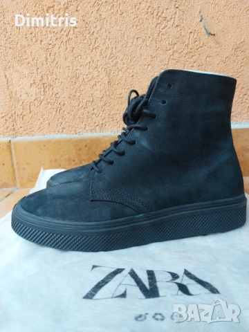 Високи кожени кецове, снимка 2 - Кецове - 53470090