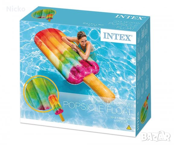 Надуваем дюшек Ледена Близалка INTEX  , снимка 4 - Надуваеми легла - 37361168