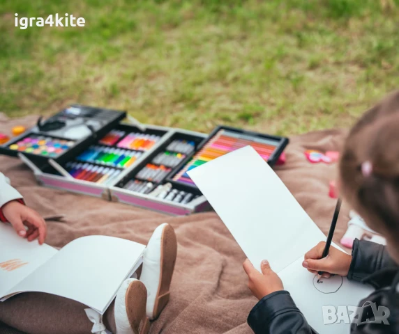 Луксозни големи комплеки за момче и момиче със 155 бр. рисуване и оцветяване с метална рамка и закоп, снимка 8 - Рисуване и оцветяване - 51344269